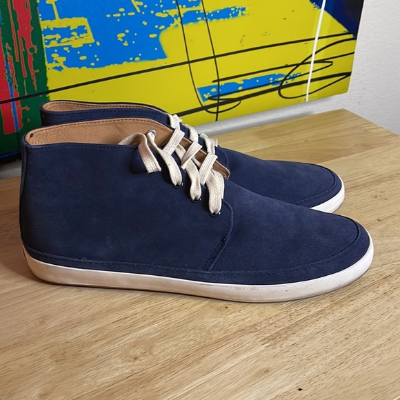 Polo Ralph Lauren Other - Polo Ralph Lauren Mens Navy Suede ERWIN size 15D New!